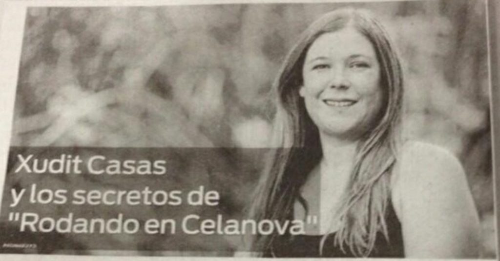 Xudit Casas ha sido portada en el suplemento Vida de La Región de Ourense en dos ocasiones, 2009 y 2014, por sus trabajos “Sobre a morte do Bieito” y “Rodando en Celanova. Experiencias”, respectivamente.